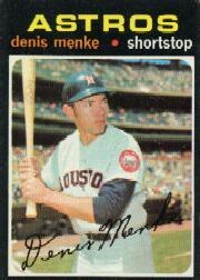 1971 Topps Baseball Cards      130     Denis Menke